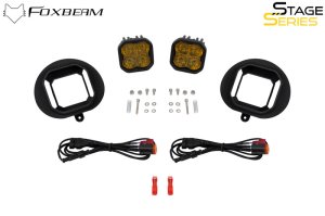 Dodge Ram 1500 Fog Light Kit - Diode Dynamics - SS3 Type DR - White - `02-`08